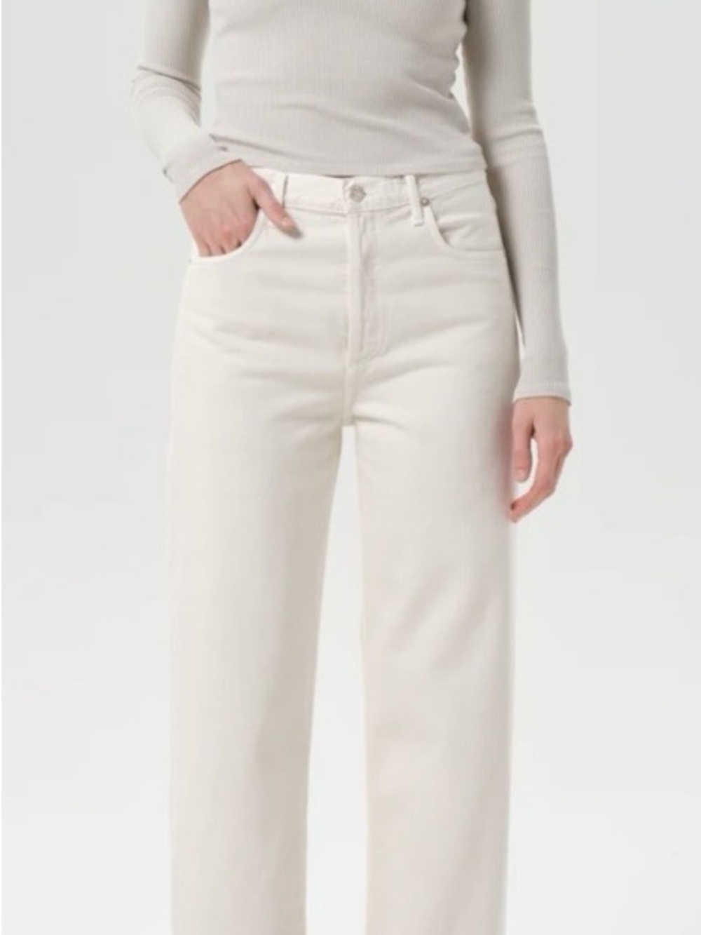 AGOLDE's Ren Jeans in Brown Rice
